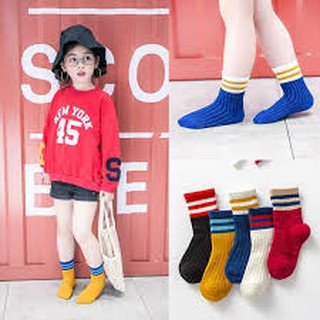 Tất gân cổ viền cho bé