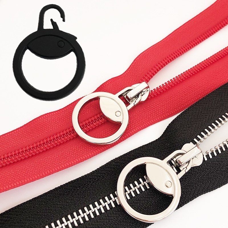 1 Dây Khóa Kéo 6 Màu Bằng Kim Loại Dùng Sửa Chữa Áo Khoác/ Áo Khoác