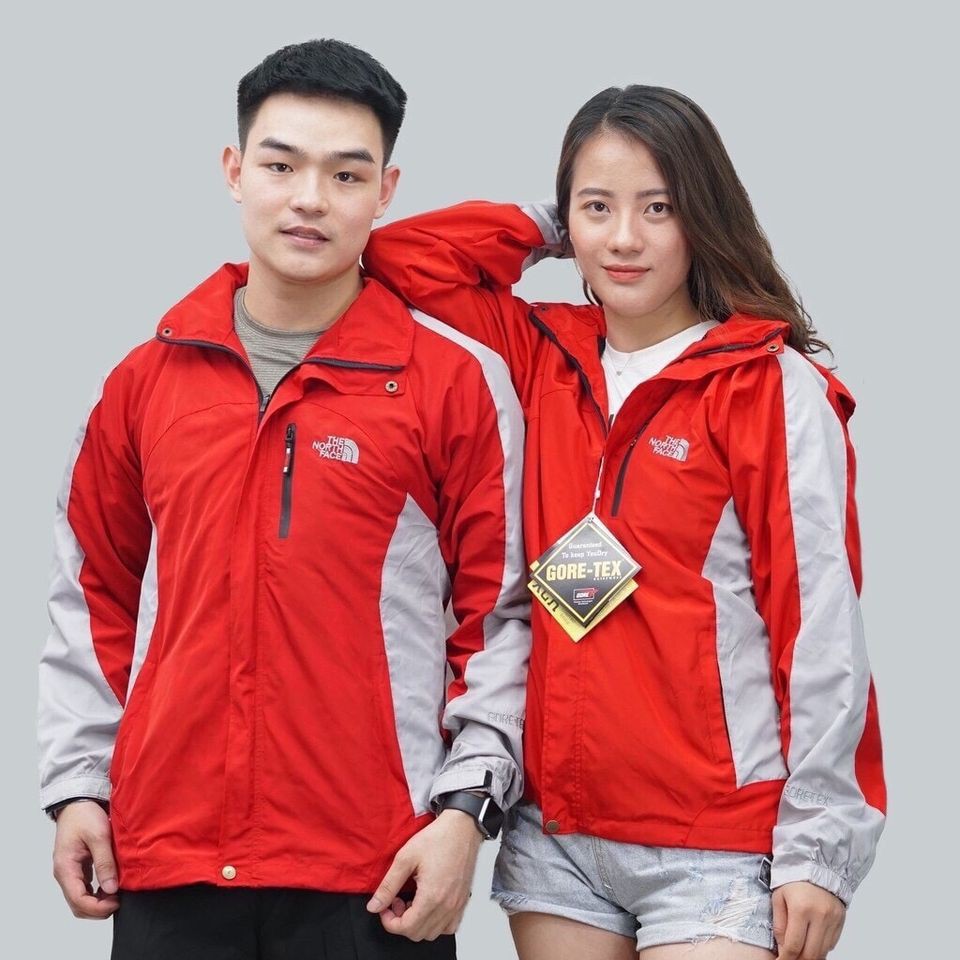 [ FREESHIP] Áo gió chống nước TNF 2 lớp, vải GORE-TEX siêu nhẹ NAM NỮ, chống bụi, dễ dàng xóa vết bẩn.