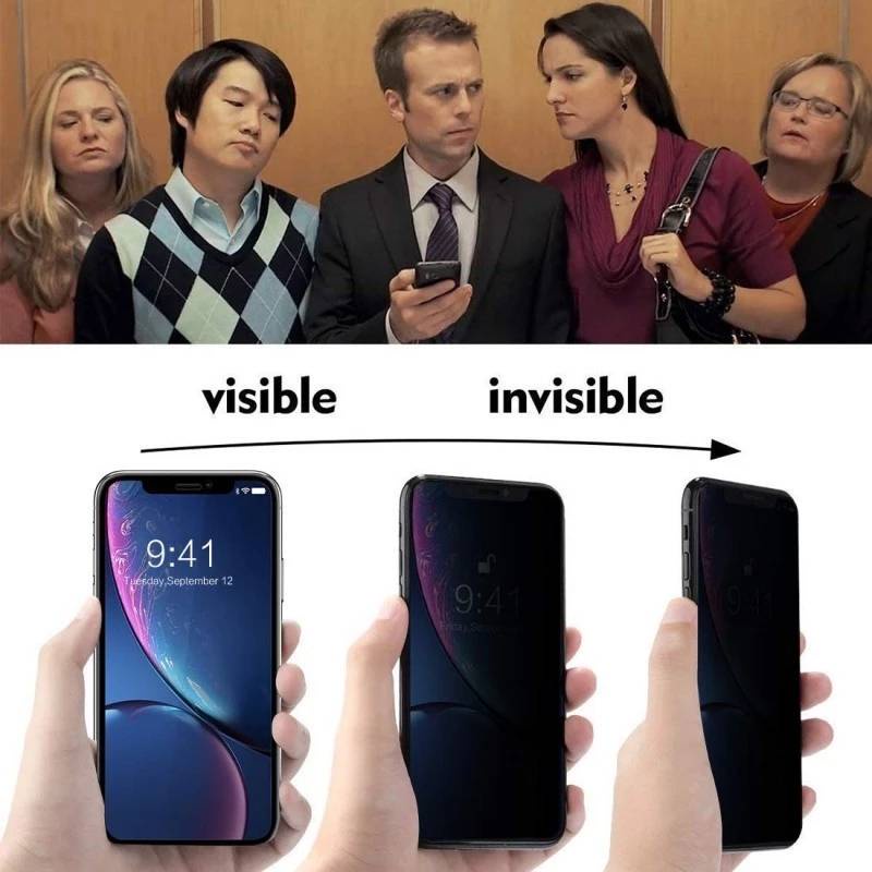 1 Kính Cường Lực Hydrogel Chống Nhìn Trộm Cho IPhone 14 13 11 12 Pro Max Plus 7 8 Plus X XS Max XR SE 2020