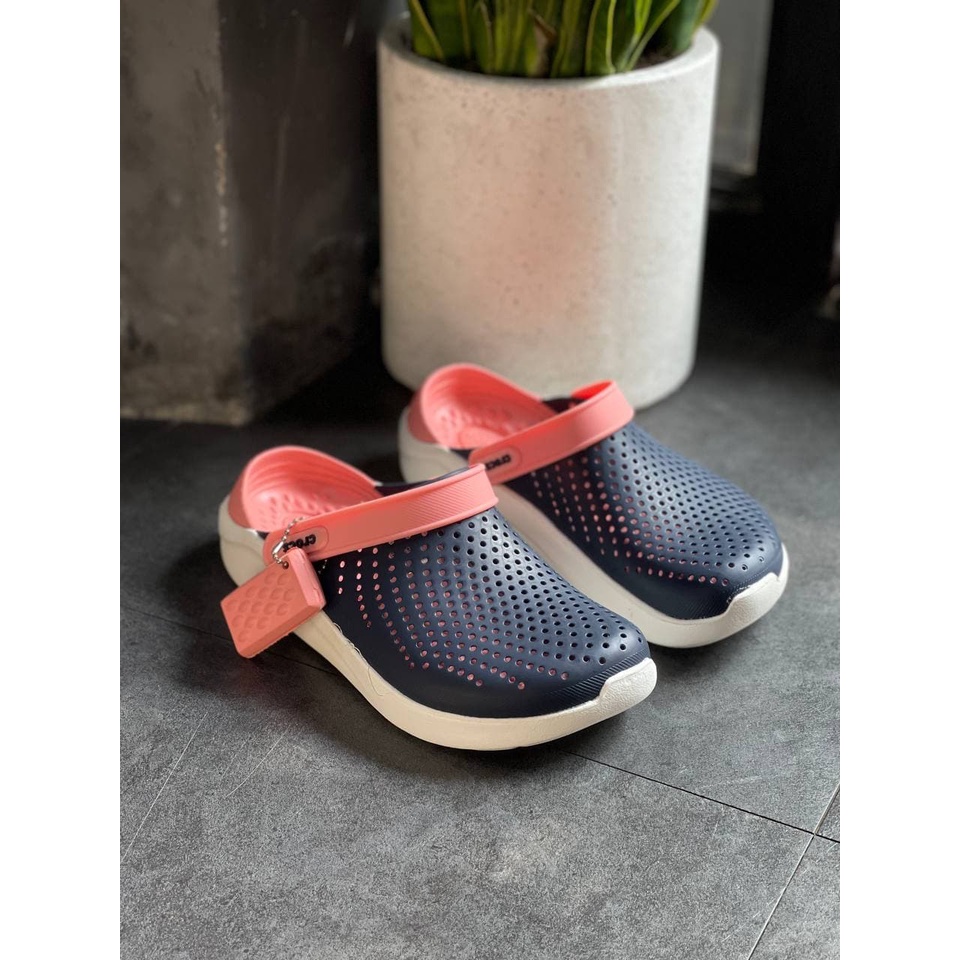 Dép Cross Đẹp, Dép Sục Nữ Literide Clog Đi Mưa Cao Cấp - Sấu Vui Vẻ
