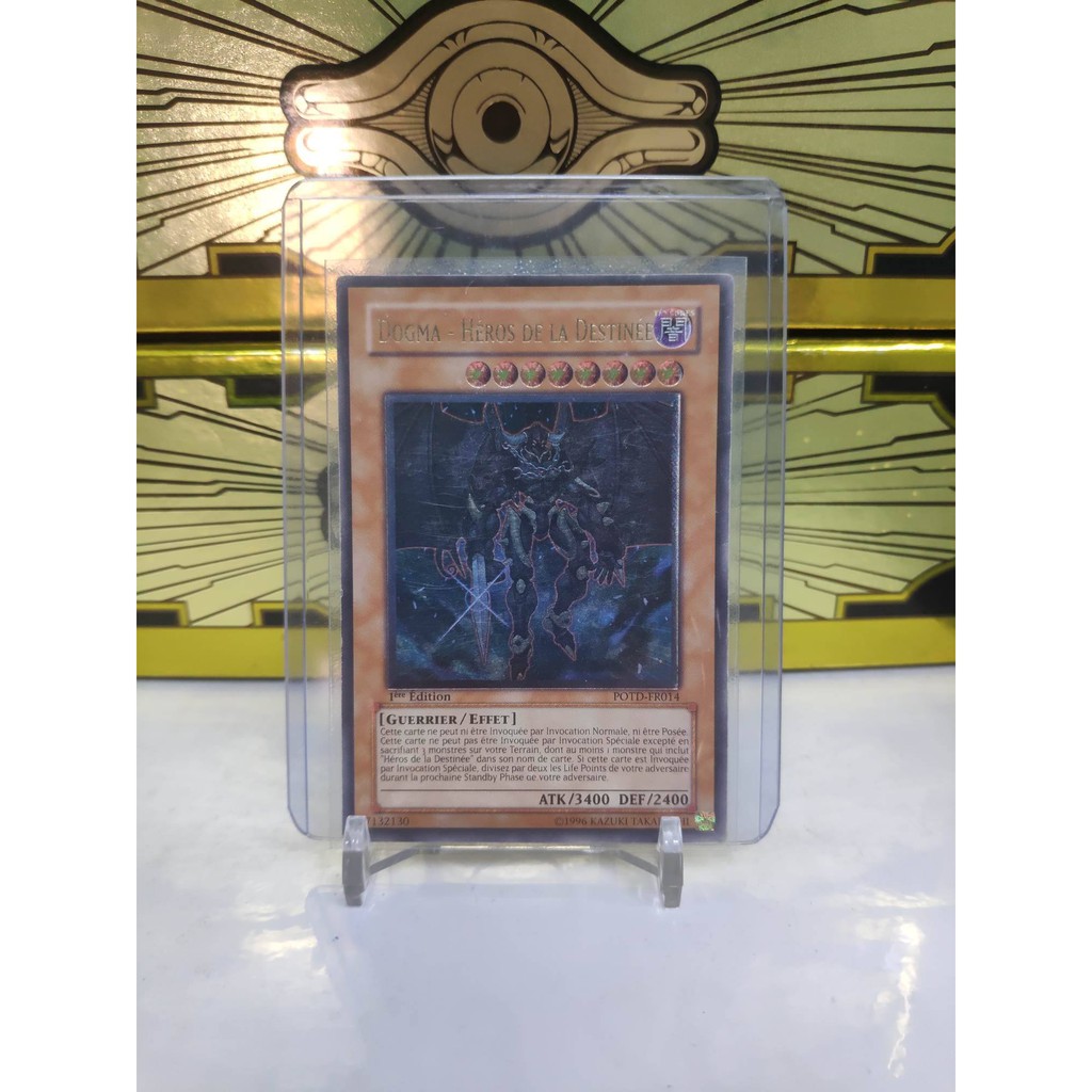 [ Dưa Hấu Yugioh ] Lá bài thẻ bài Destiny HERO - Dogma - Ultimate Rare 1st Edition - Tặng bọc bài nhựa bảo quản
