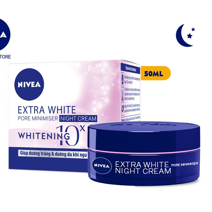 Kem Dưỡng Trắng Da Ban Đêm Nivea 50ml