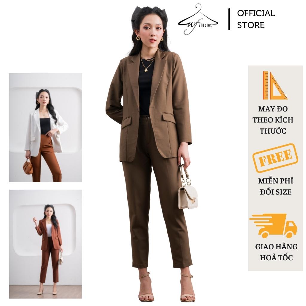 Áo khoác blazer, áo vest nữ kiểu Hàn Quốc tay dài, chất vải đẹp, nhiều màu Blz02 - Thời trang công sở WFstudios
