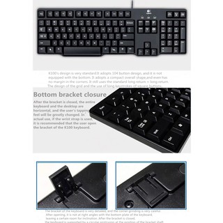 Bàn phím Logitech Classic K100