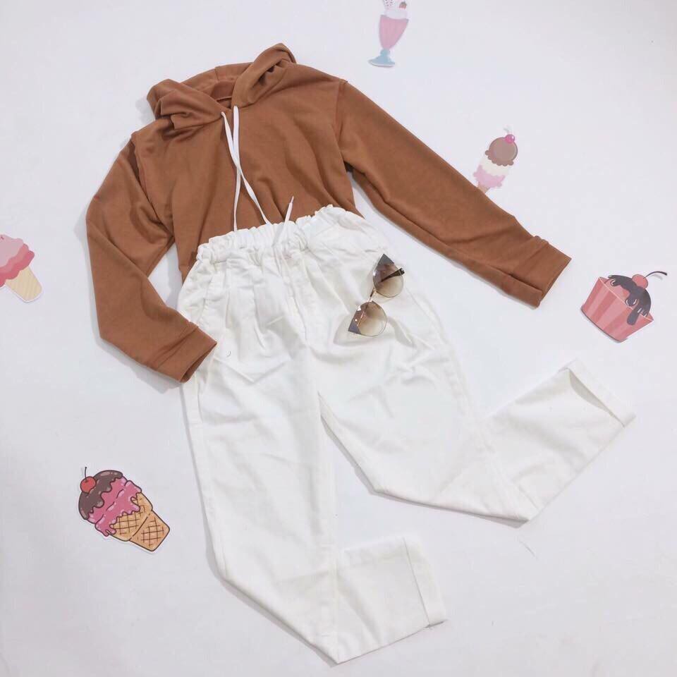 Sỉ & lẻ Quần baggy lưng thun đen/trắng | BigBuy360 - bigbuy360.vn