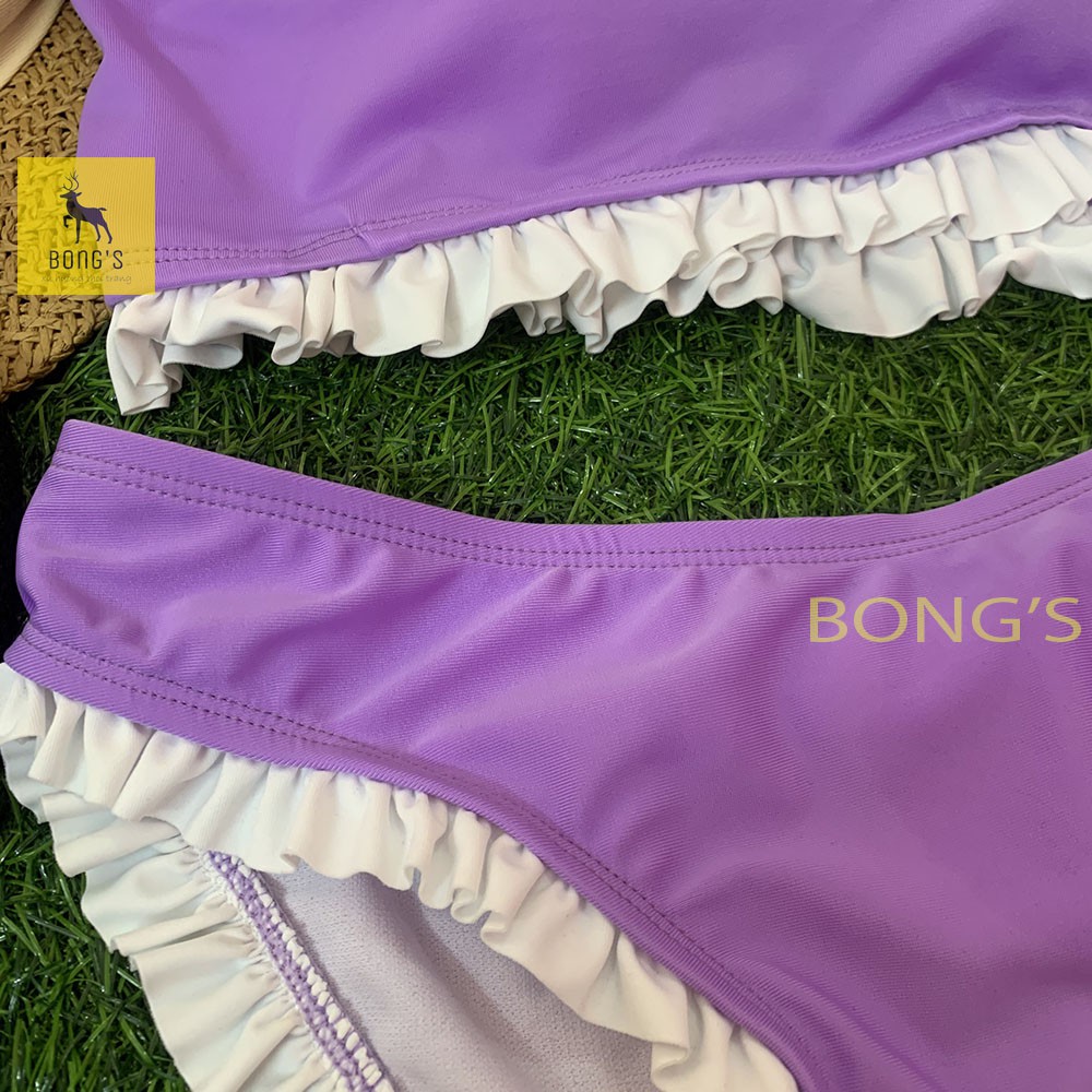 Bikini 2 mảnh tiểu thư - Bikini nhún bèo siêu cưng (Ảnh thật shop chụp) | BigBuy360 - bigbuy360.vn