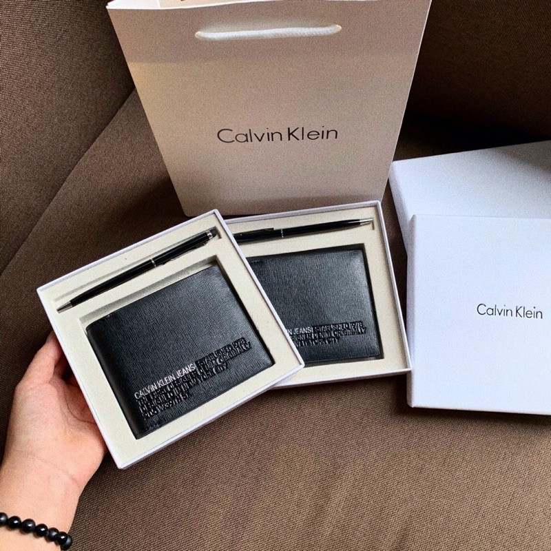 Set VÍ Da Thật và bút xuất dư xịn