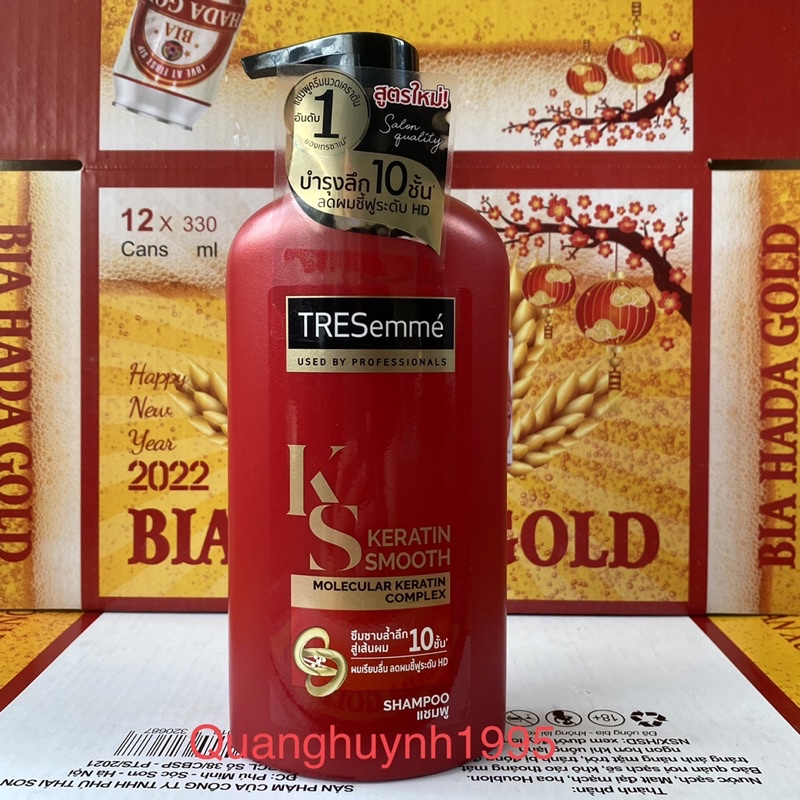 Dầu Gội + Xả Tresemme Thái Lan KERATIN SMOOTH 400ml