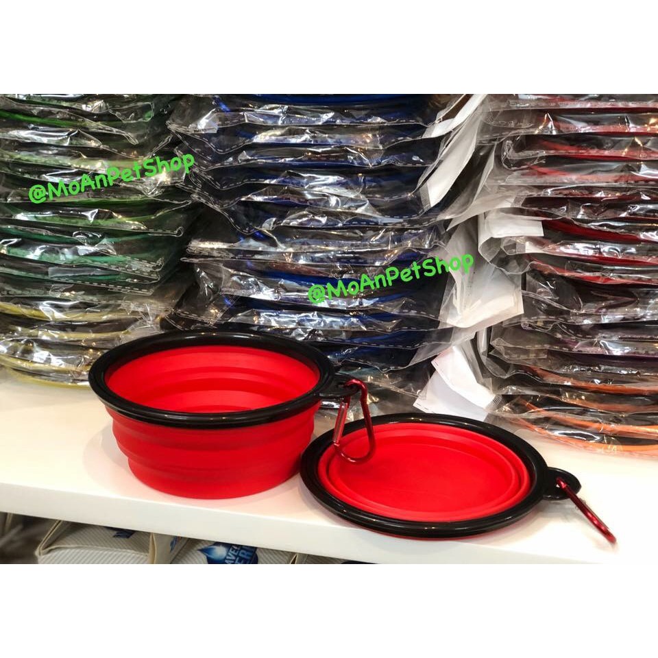 Chén du lịch xếp gọn cho thú cưng khi ra ngoài