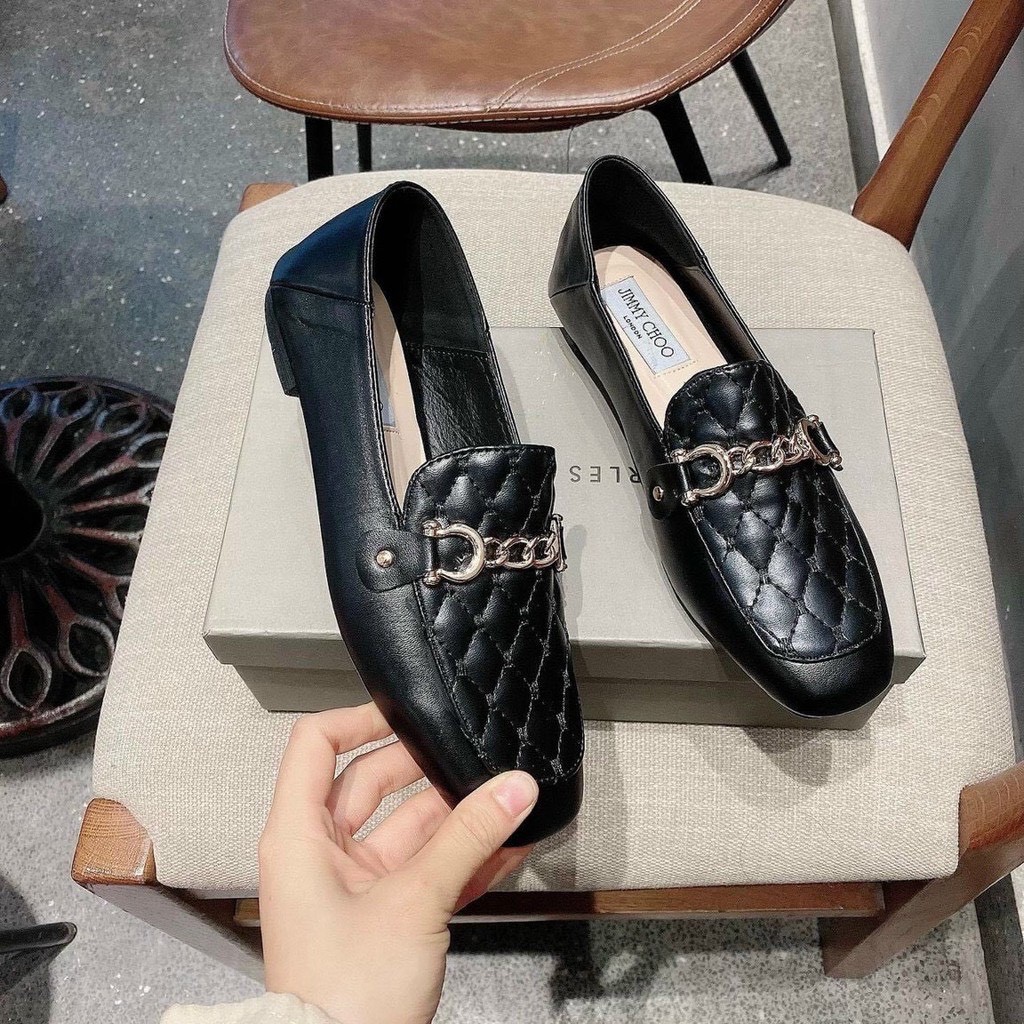 GIÀY LƯỜI NỮ DA MỀM BASIC SANG CHẢNH sỉ sll