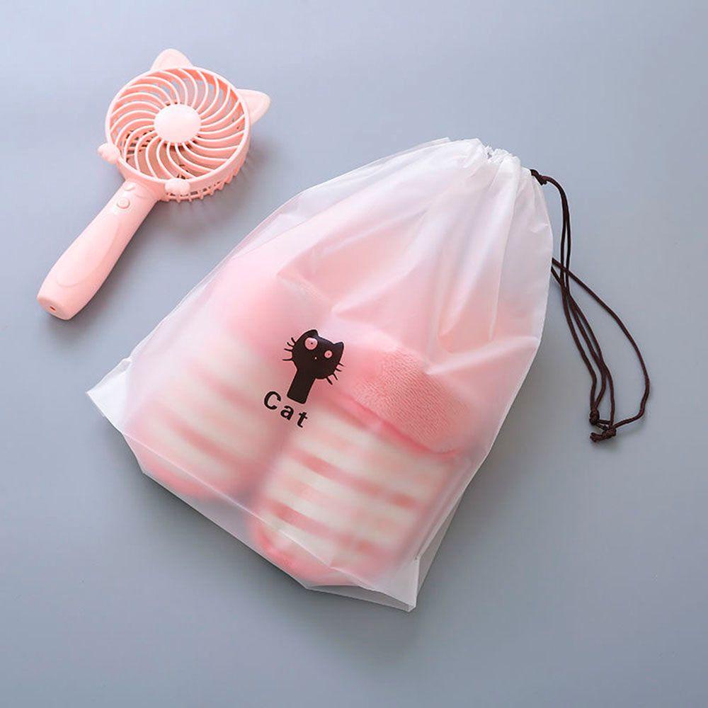 Set 3 Túi Dây Rút Đựng Giày Trong Suốt Tiện Dụng