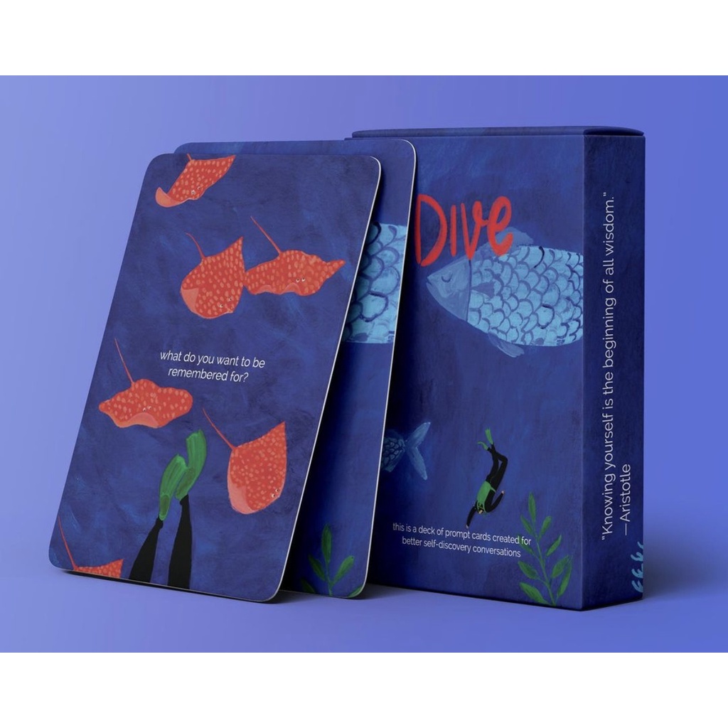 Bộ bài Dive phiên bản Tiếng Anh độc đáo, dẫn dắt bạn trên hành trình tìm kiếm bản thân