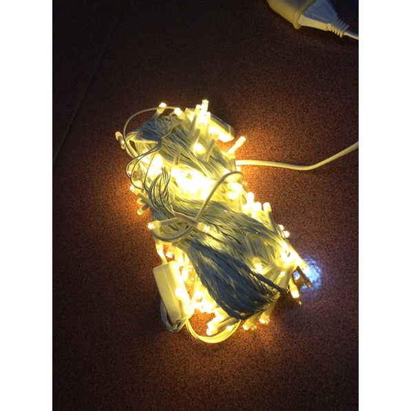 Đèn led trang trí có nháy 20 m ánh sáng vàng