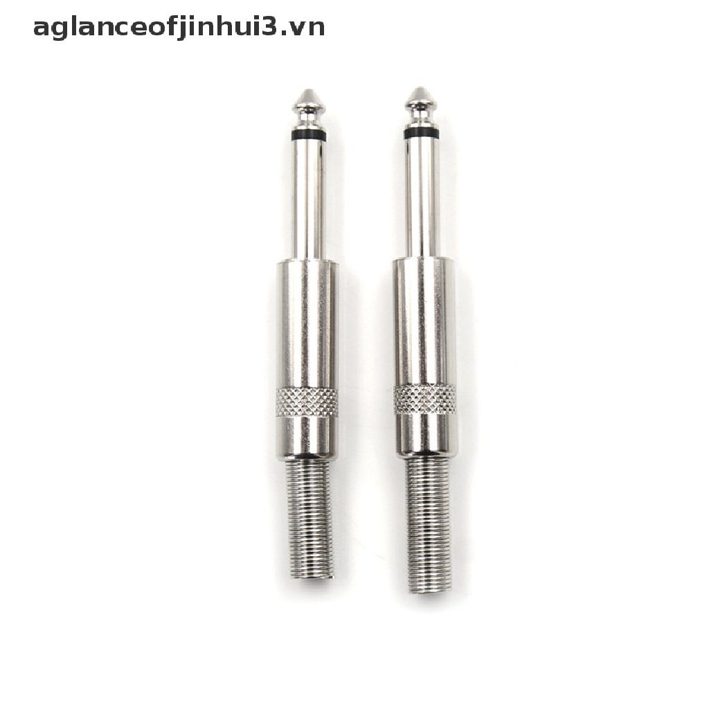 Set 2 Đầu Cắm Âm Thanh Chui Cắm 6.35mm 6.5mm Chuyên Dụng Cho Micro