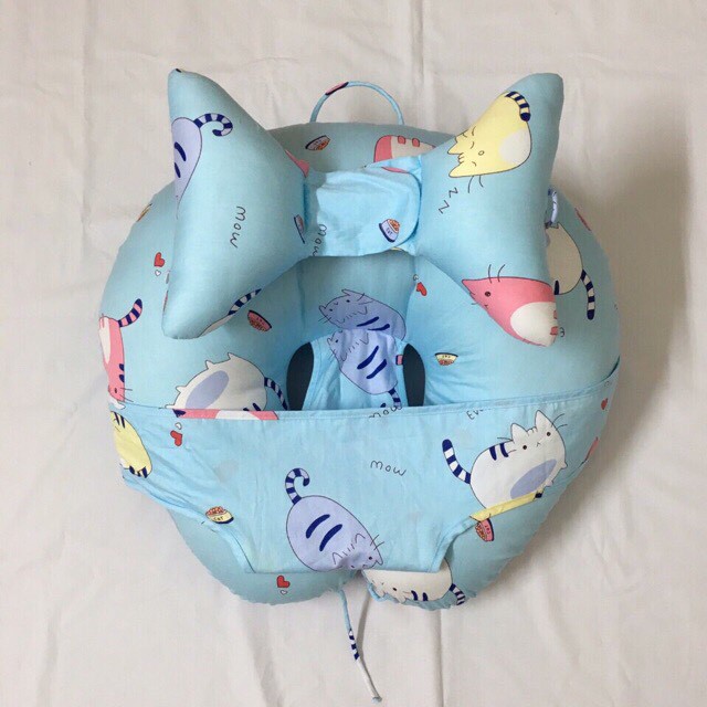 Gối Đa Năng Chữ C Kèm Tai Voi Cho Bé Yêu