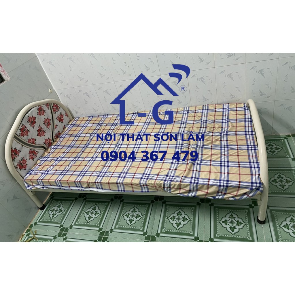 GIƯỜNG SẮT ĐƠN GIÁ RẺ 1M2 - GIƯỜNG 1 NGƯỜI NẰM