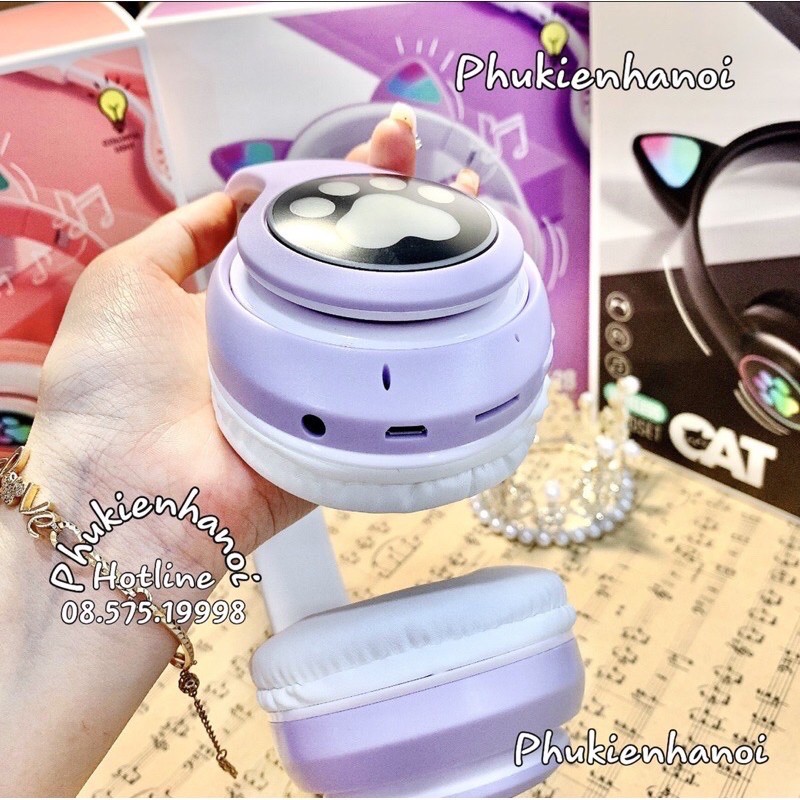 Tai Nghe Không Dây , Chụp Tai Mèo STN-28 , Bluetoth 5.0 , Có mic đàm thoại | BigBuy360 - bigbuy360.vn