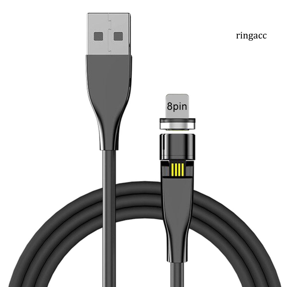 【RAC】OLAF Rotating Magnetic Plug Micro USB Type C Charging Cable for iPhone Android