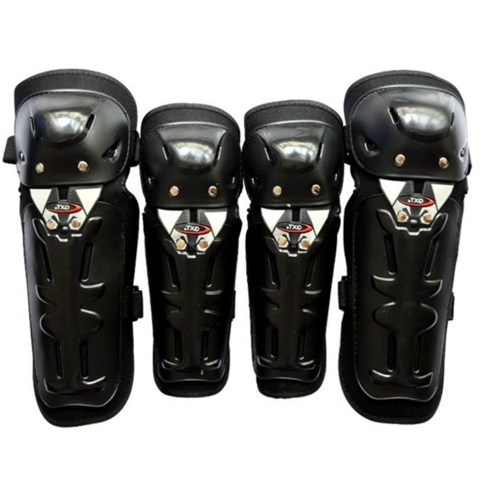 Giáp bảo hộ đi xe máy 4 món 2 tay + 2 chân ( hàng chính hãng)