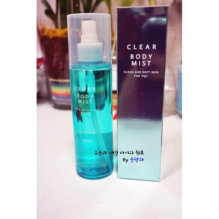 XỊT MỤN LƯNG NOT4U CLEAR BODY MIST
