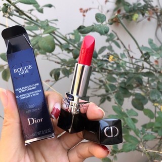 Son Dior Rouge Màu 080 Red Smile Cam Đỏ