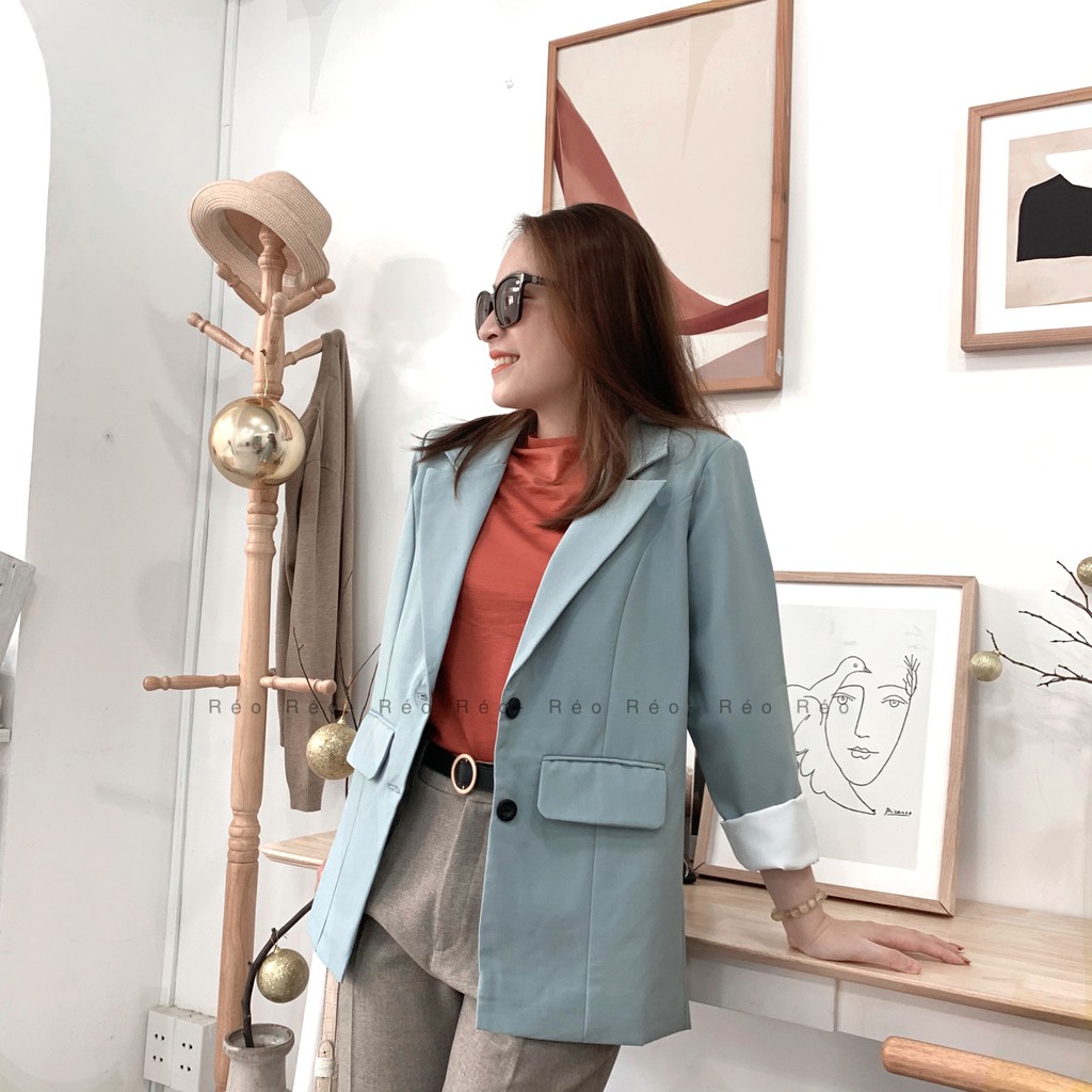 Áo blazer 2 lớp trẻ trung, Sang Trọng, Chất dày dặn, đa phong cách, kết hợp Jeans, short, Đầm váy vô cùng dễ dàng | BigBuy360 - bigbuy360.vn