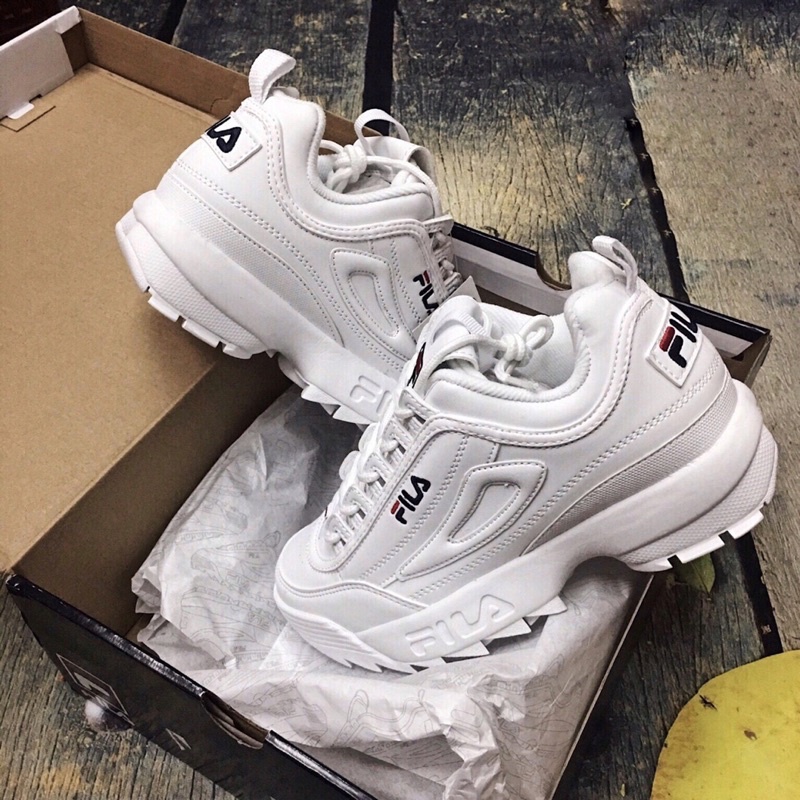 [CHÍNH HÃNG] Giày thể thao Sneaker Fila Disruptor 2 màu trắng