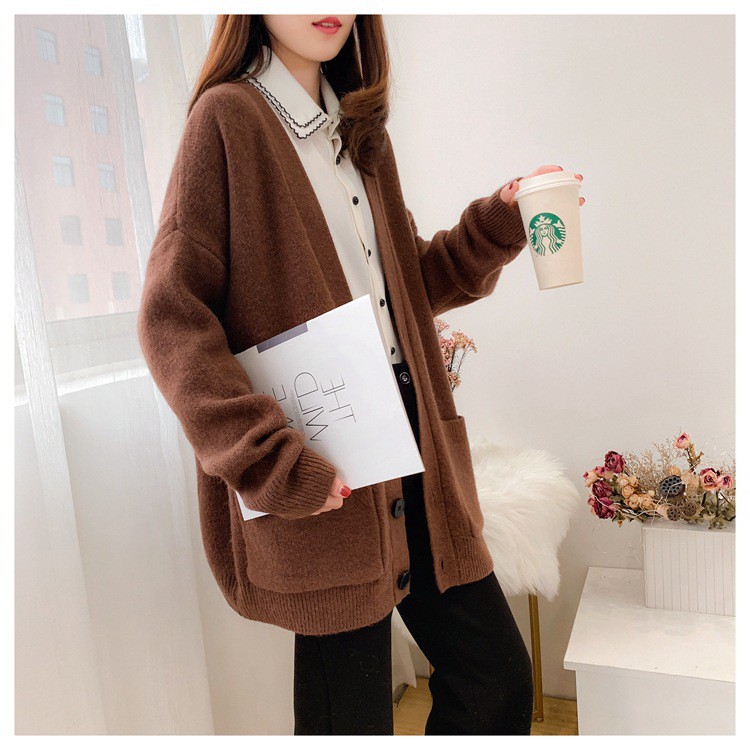 [Giảm 10K: Mã VENU10K] Áo khoác len cardigan chất mịn đẹp hàng quảng châu cao cấp | BigBuy360 - bigbuy360.vn