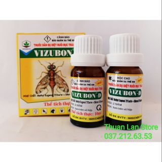 Thuốc Dẫn Dụ Diệt Ruồi Đục Trái VIZUBON-D ( hộp gồm 2 lọ 10ml )