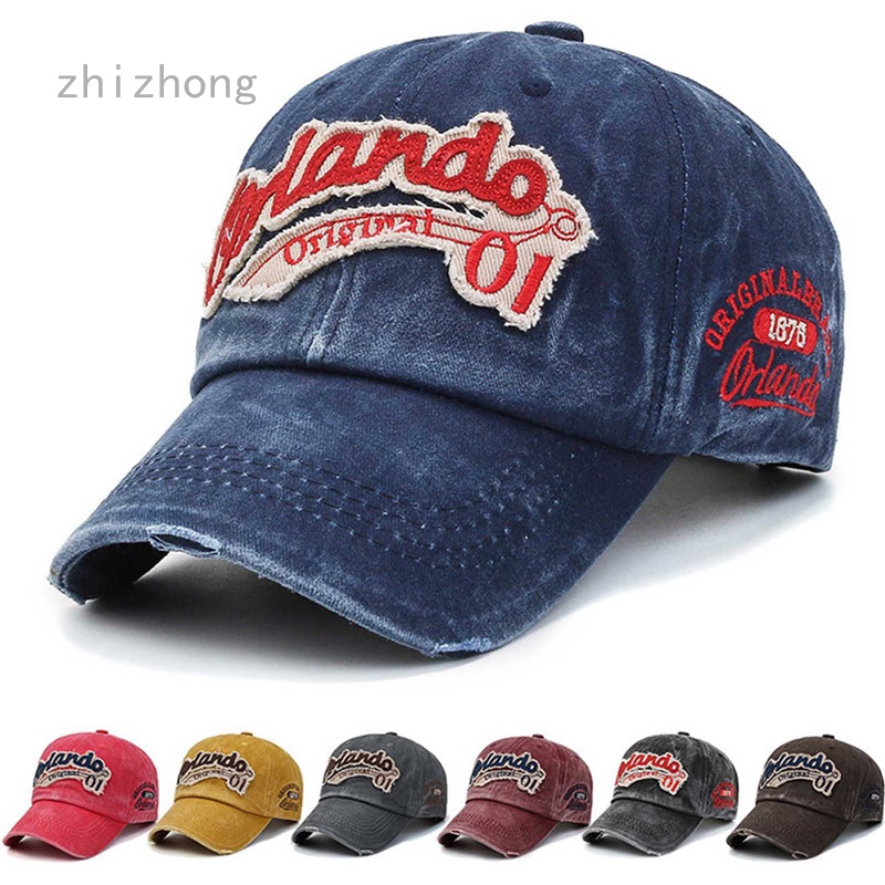 Mũ Lưỡi Trai Nam Nữ Thêu Chữ Phong Cách Vintage