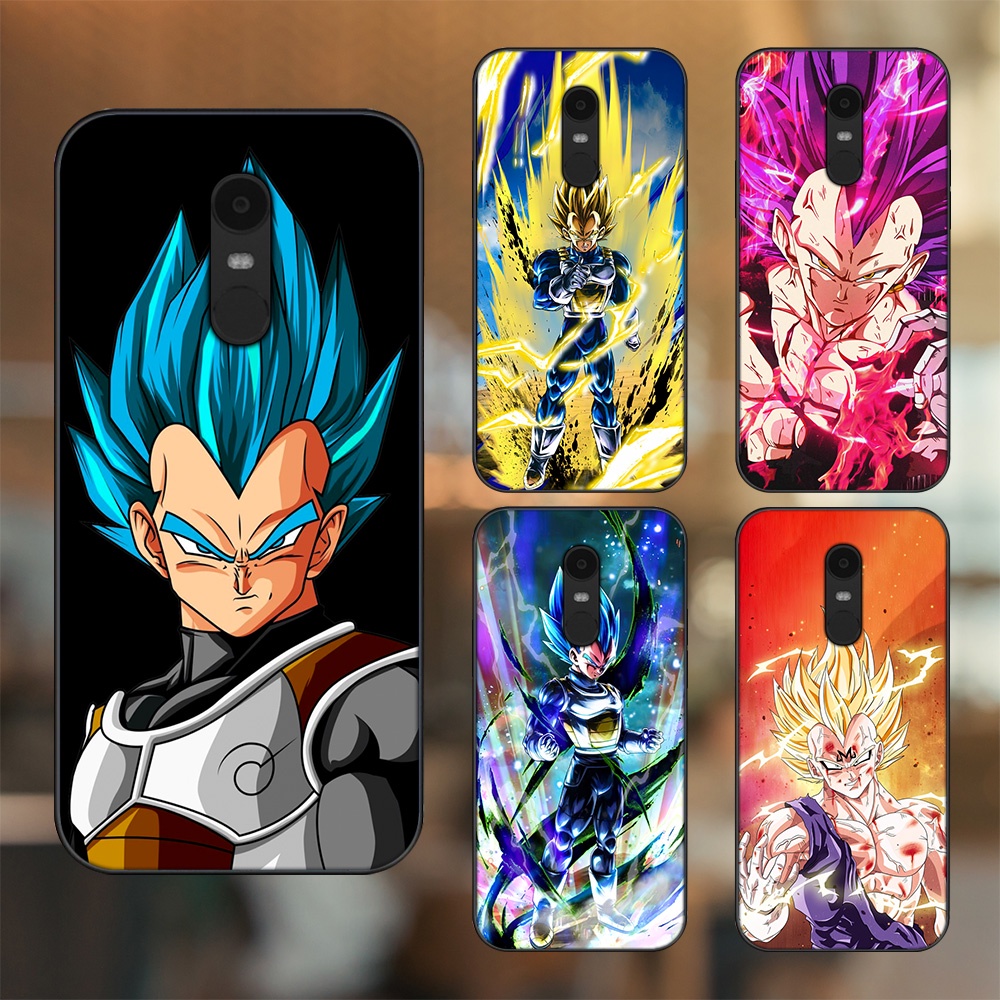 Ốp lưng Xiaomi Redmi 5 Plus viền đen in hình Vegeta Dragon Ball