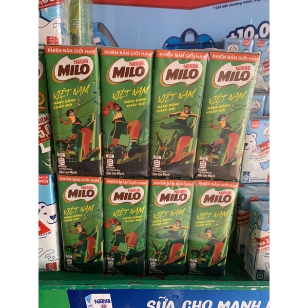 Lốc Sữa Milo 180ml Phiên Bản Giơi Hạn ( Date Mới Nhất )