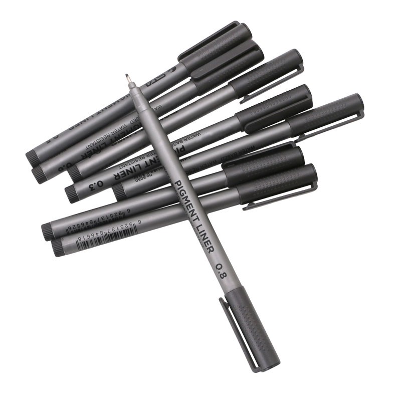 1 Bút Đánh Dấu Ngòi Bút 0.05mm Màu Đen