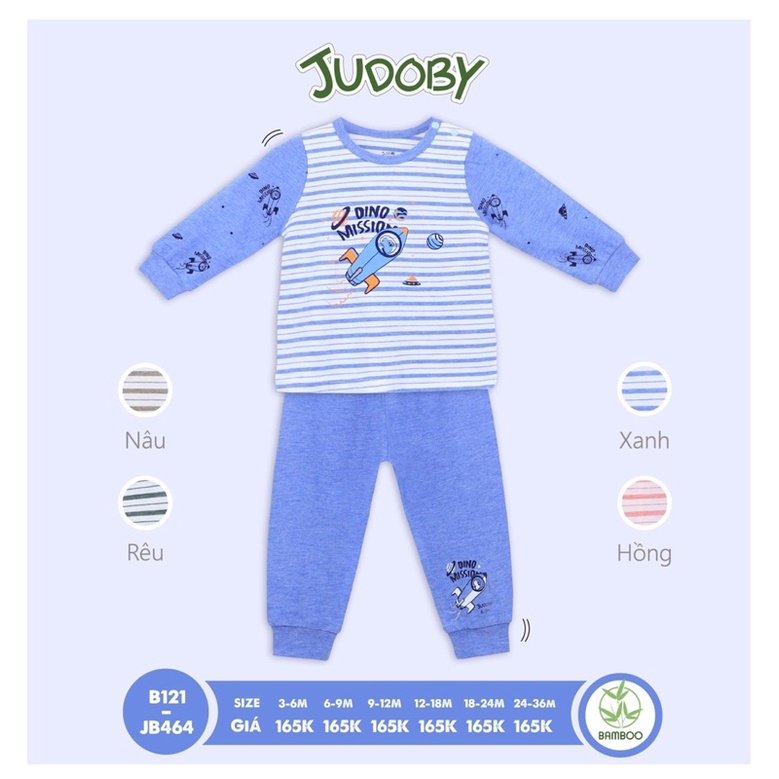 Bộ quần áo dài tay Judoby hoạ tiết kẻ