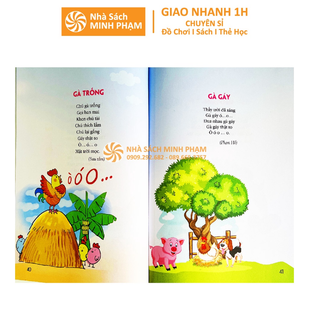 Sách - Combo Tuyển Tập Đồng Dao – Thơ – Truyện Cho Bé Từ 0-6 Tuổi