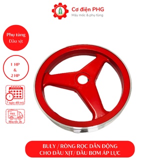 Buly dùng cho máy rửa xe đầu rời chạy dây curoa | Buly đầu xịt rửa áp lực | 1 HP & 2 HP
