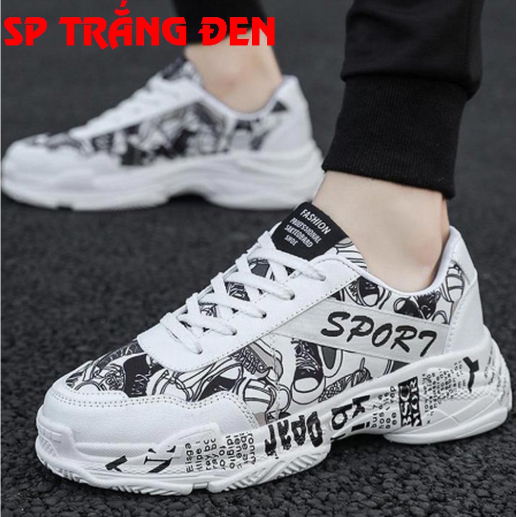 (Hot trend) Giày Sneaker Nam Nữ- Giày Xanh Dương Cao Cổ-Giày Đen Trắng Panda Cao Cổ
