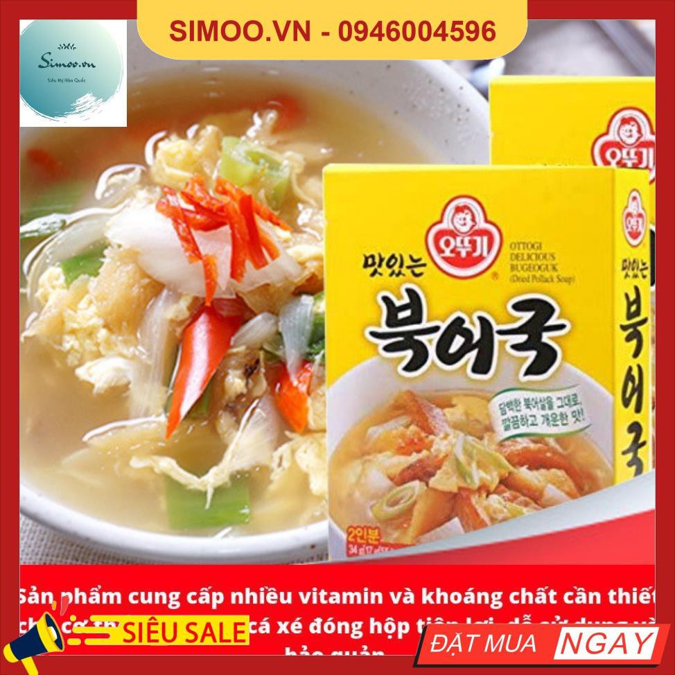 💥 ⚡ SẢN PHẨM CHÍNH HÃNG ( SÚP CANH CÁ XÉ OTTOGI HÀN QUỐC HỘP 34G