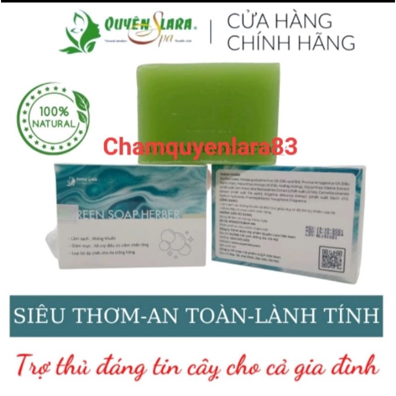 [Chính hãng] Xà Bông Thảo Dược Green Soap Herber Quyên Lara tinh chất thiên nhiên