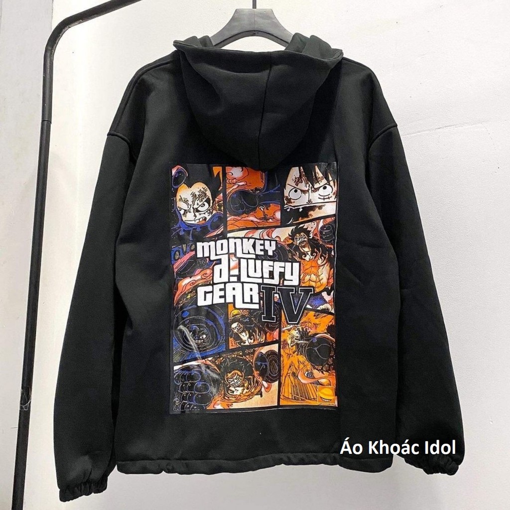 Áo Hoodie MONKEY D LUFFY GEAR IV In Hình 3D