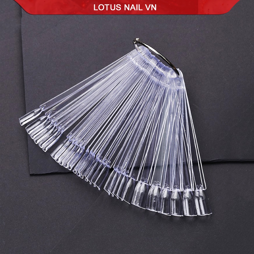 Que móng vuông làm mẫu nail, học nail túi 50 que