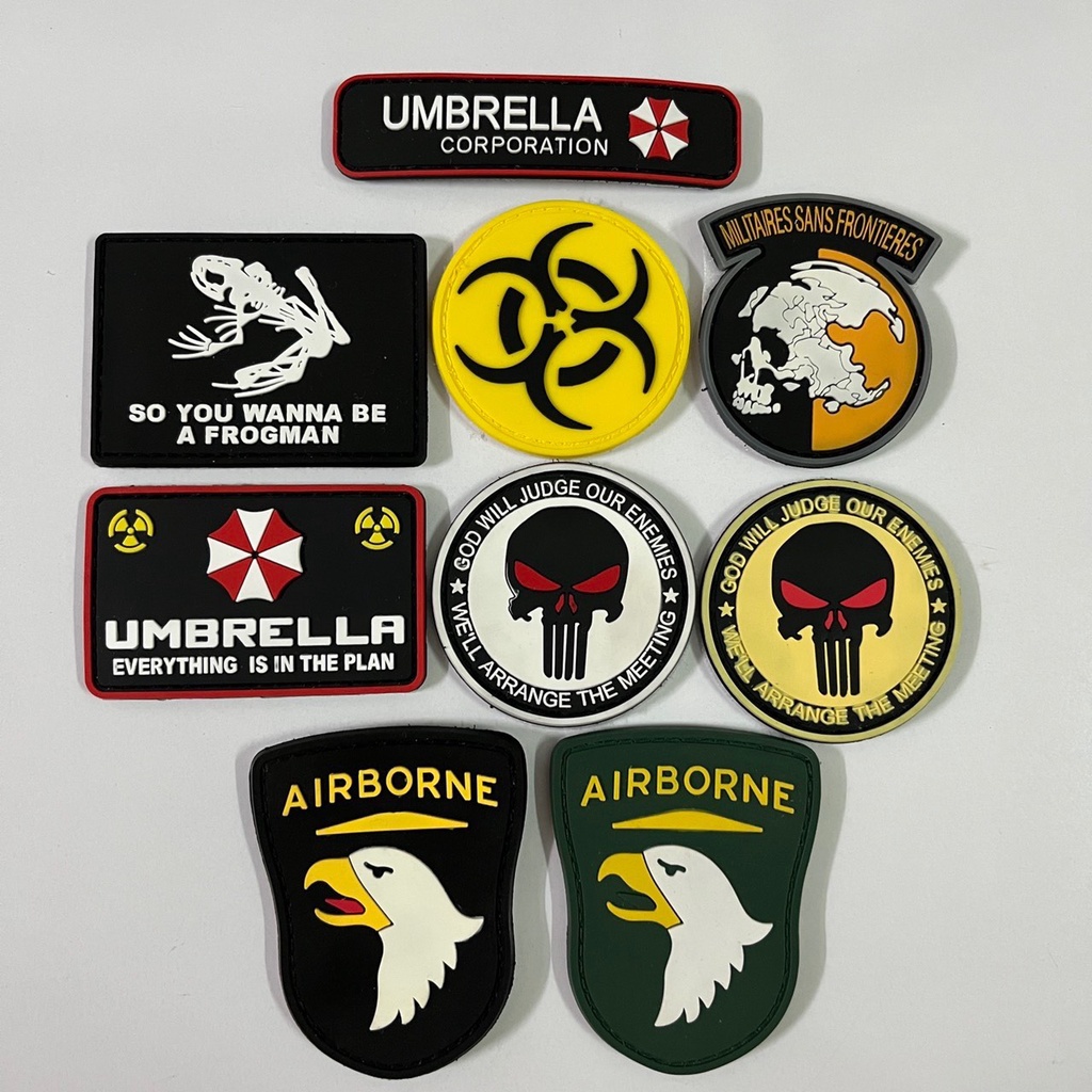 Miếng patch dán logo huy hiệu các đội đặc nhiệm 3D Morale Patch