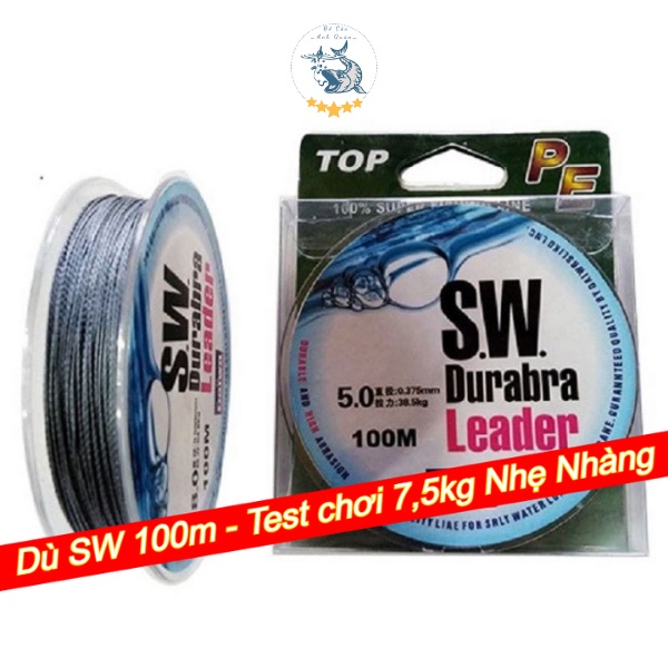 [Cước Câu Cá] Dù PE Câu Cá Daiwa SW Chống xoắn Siêu Bền 100m