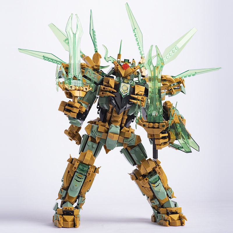 Đồ chơi giáo dục Lắp Ráp mô hình Ninjago MECHA biến đổi rồng 2 đầu 68215