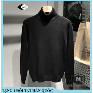 Áo len nam cổ lọ