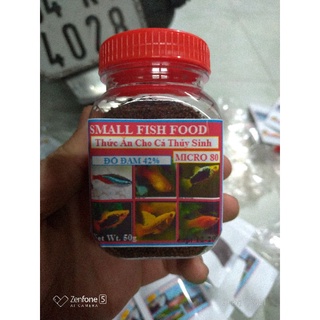 Thức ăn cá Thuỷ Sinh - Dạng Viên nhỏ 0.8mm (42% Đạm)