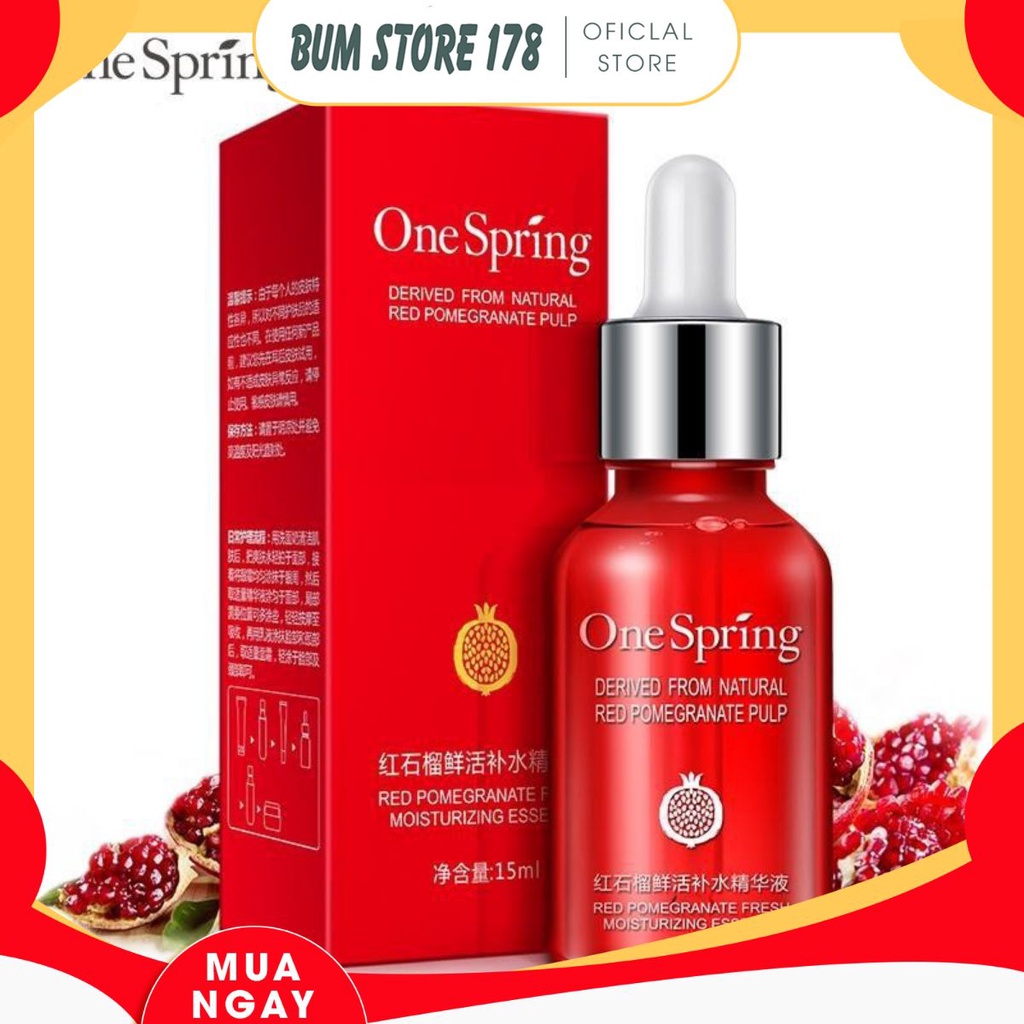Serum Lựu Đỏ One Spring Ngừa Lão Hoá, Tái Tạo Da