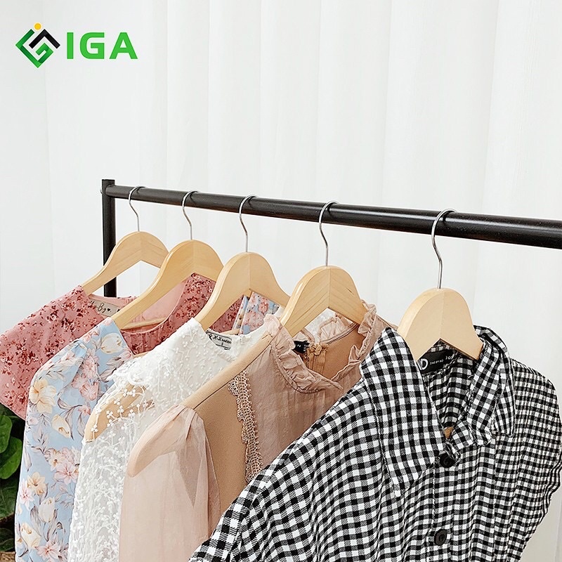 [Mã LIFEBKA5 giảm 10% tối đa 1 Triệu đơn 500k] Giá Treo Đồ Chữ Y Khung kim loại màu đen huyền bí - GM01