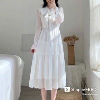 (Sẵn) Váy công chúa tiểu thư tầng ulzzang xinh + clip thật
